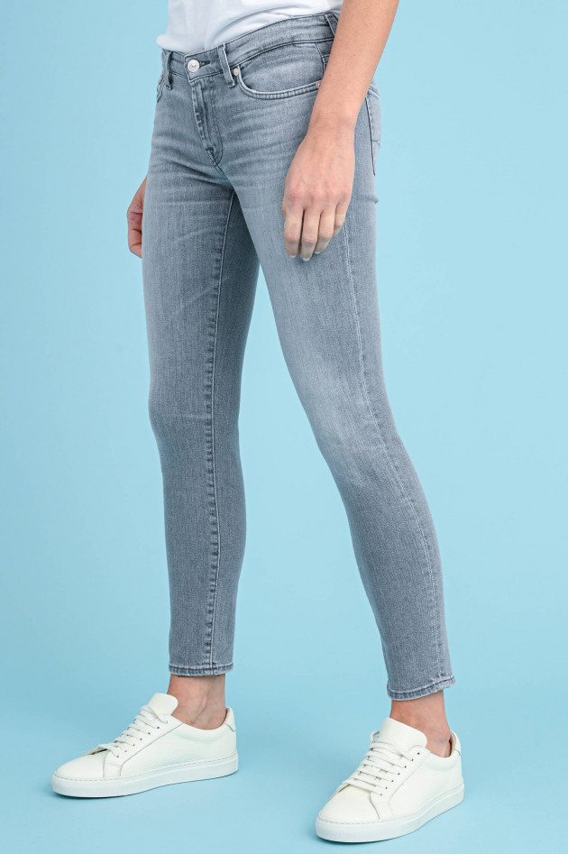 Seven for all Mankind Slim Fit Jeans PYPER CROP in Hellgrau