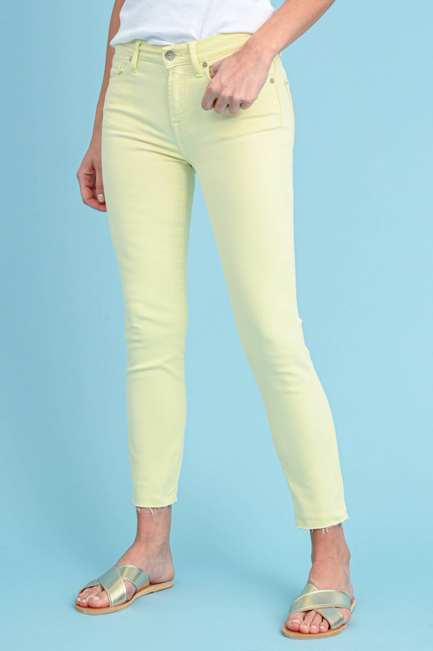 Seven for all Mankind Slim Fit Jeans ROXANNE in Pastellgelb
