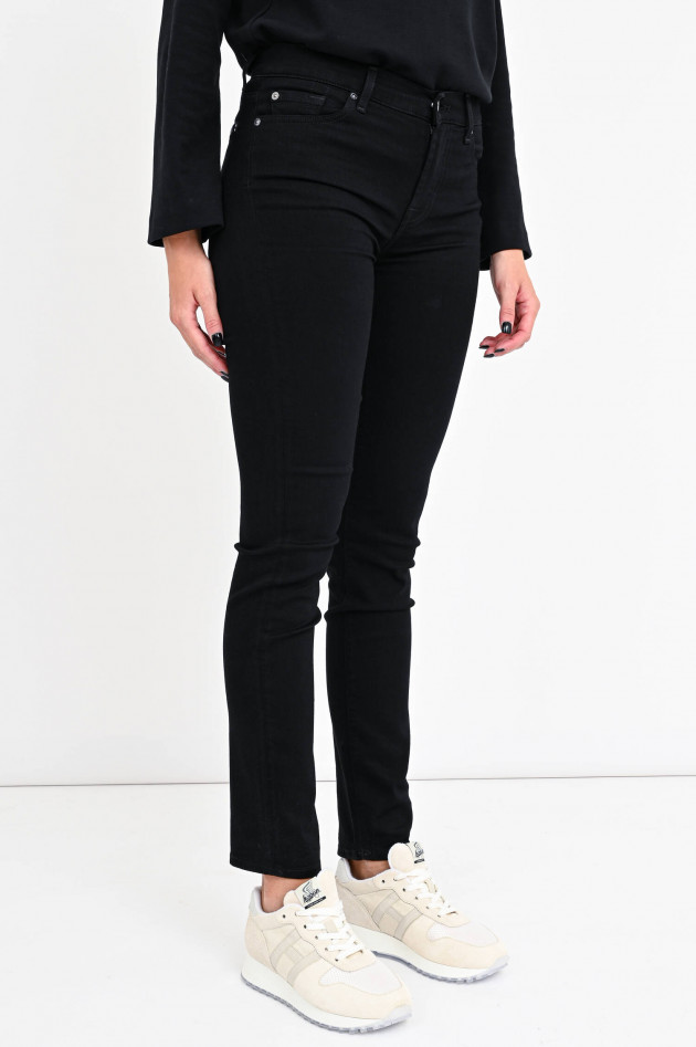 Seven for all Mankind Jeans ROXANNE B(AIR) in Schwarz