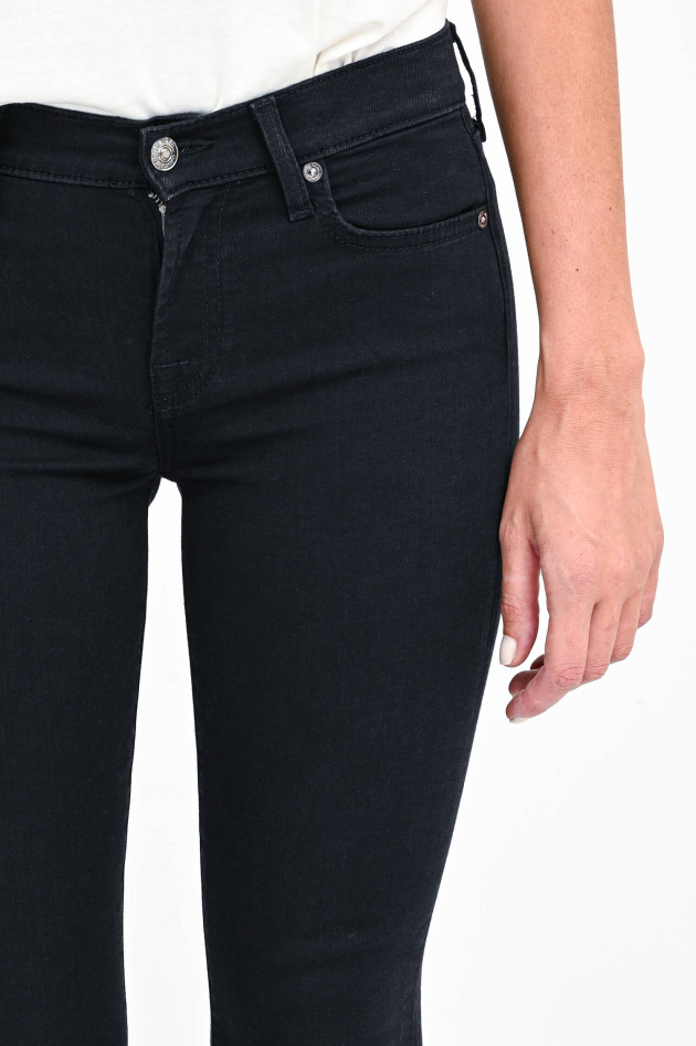 Seven for all Mankind Jeans THE SKINNY CROP in Schwarz