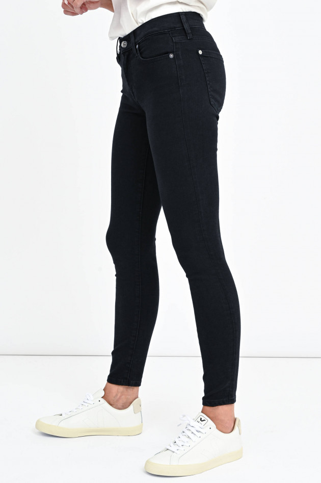 Seven for all Mankind Jeans THE SKINNY CROP in Schwarz