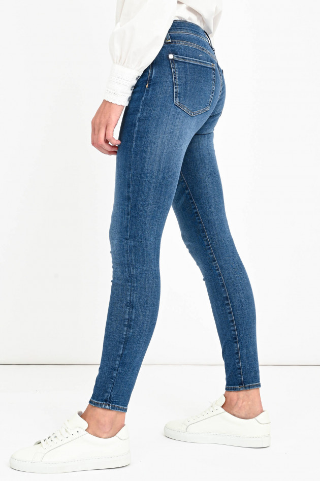 Seven for all Mankind Jeans THE SKINNY CROP in Mittelblau