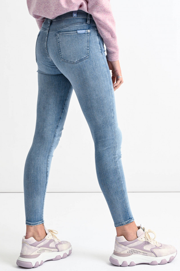 Seven for all Mankind Jeans THE SKINNY CROP in Hellblau