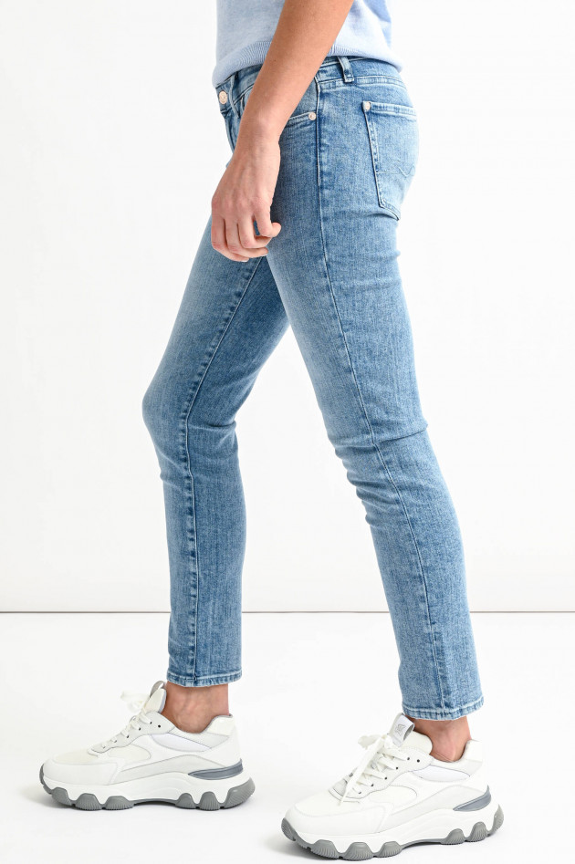 Seven for all Mankind Jeans PYPER CROP in Hellblau