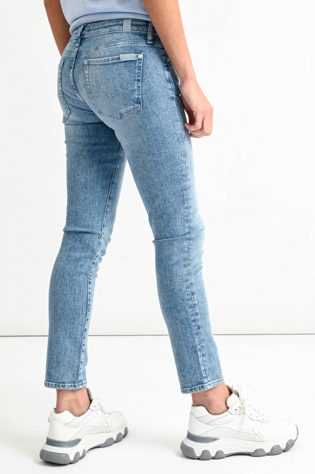 Seven for all Mankind Jeans PYPER CROP in Hellblau