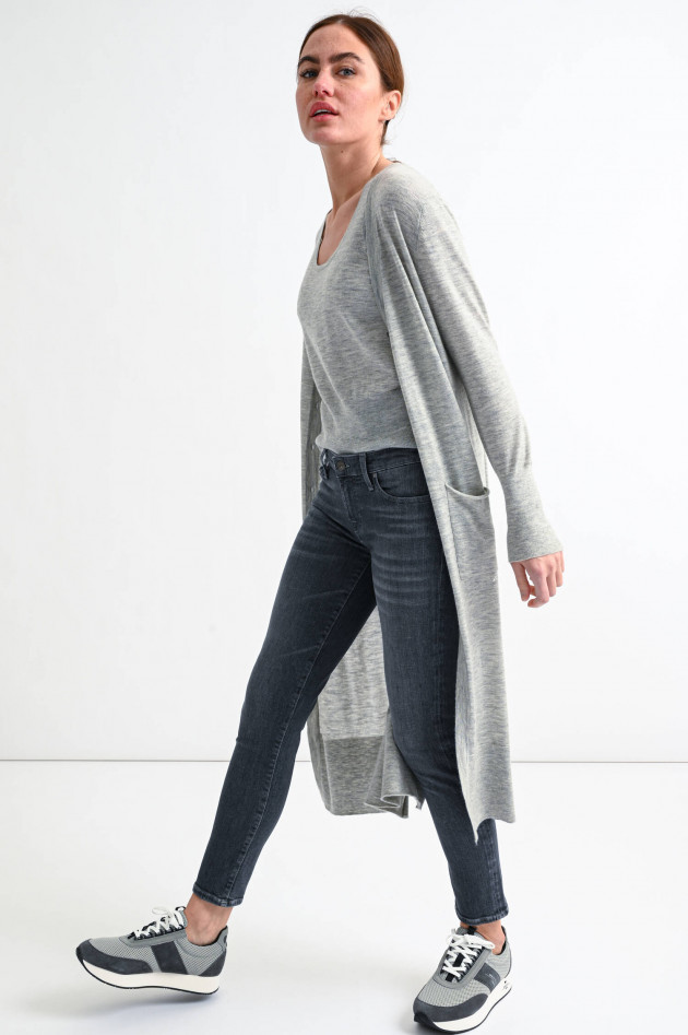 Seven for all Mankind Earthkind Jeans PYPER CROP in Grau