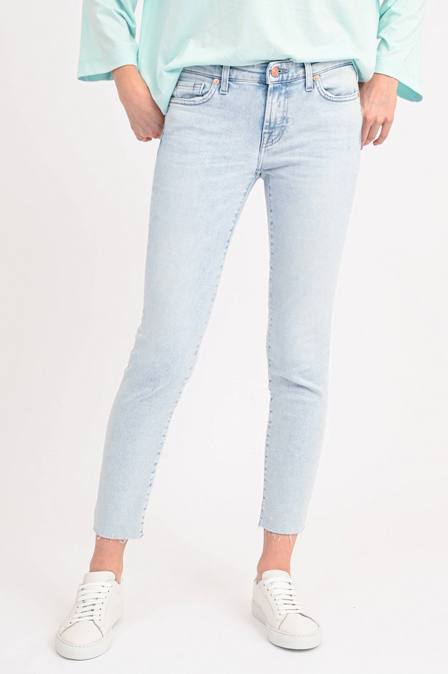 Seven for all Mankind Jeans PYPER CROP SLIM ILLUSION Hellblau