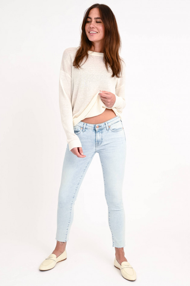 Seven for all Mankind Jeans PYPER CROP SLIM ILLUSION Hellblau