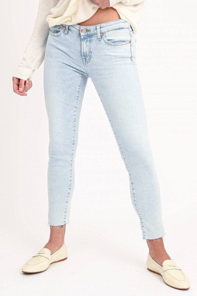 Seven for all Mankind Jeans PYPER CROP SLIM ILLUSION Hellblau