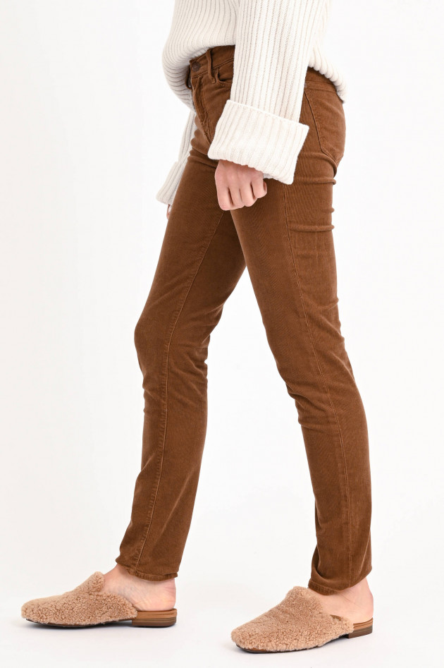 Seven for all Mankind Cord-Hose ROXANNE in Mokka