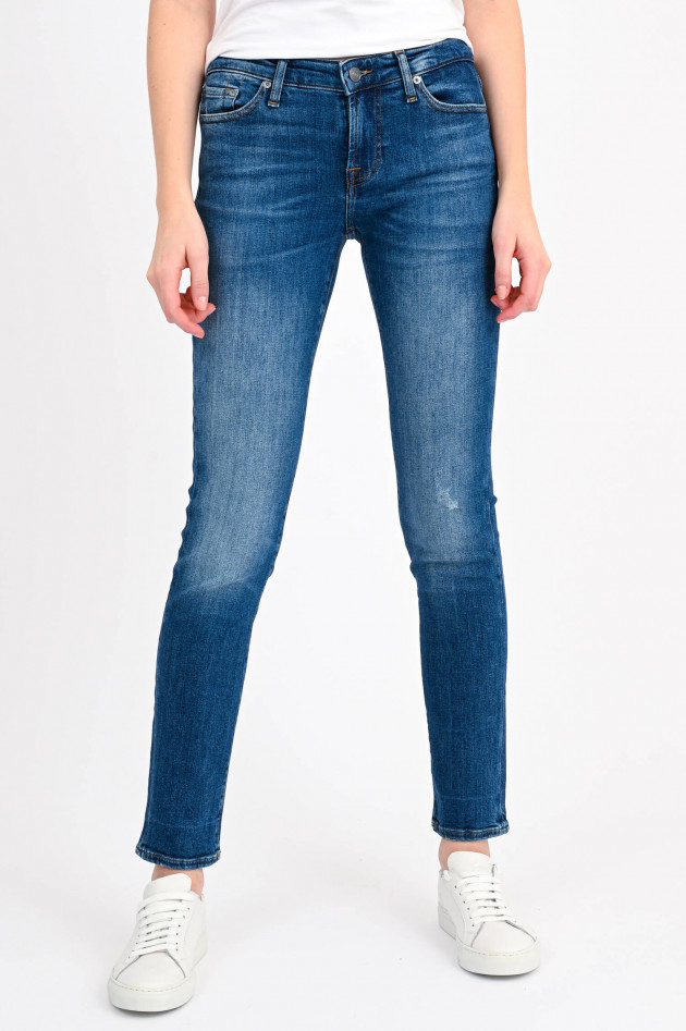 Seven for all Mankind Used Jeans PYPER SLIM in Mittelblau