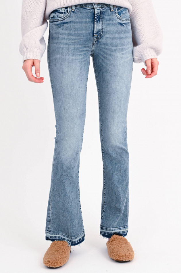 Seven for all Mankind Flared Jeans BOOTCUT TAILORLESS DECADE in Hellblau