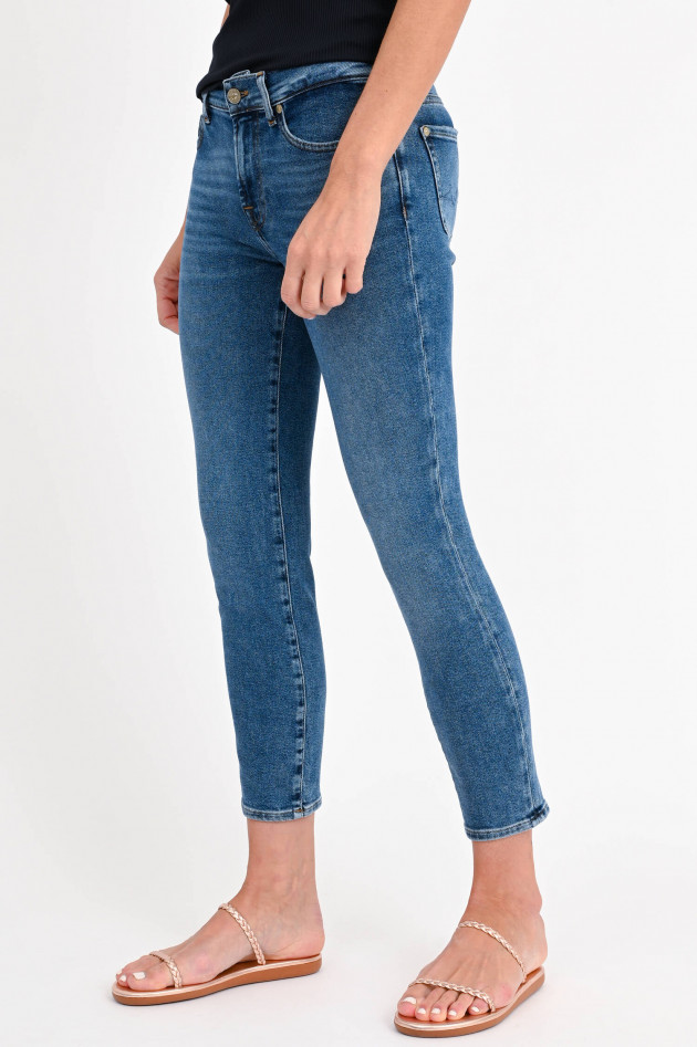 Seven for all Mankind Jeans ROXANNE ANKLE in Mittelblau