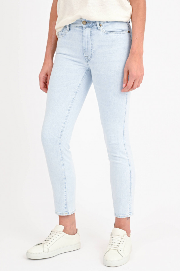 Seven for all Mankind Jeans ROXANNE ANKLE in Hellblau