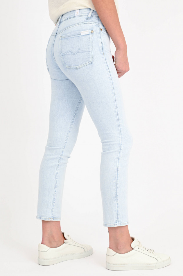 Seven for all Mankind Jeans ROXANNE ANKLE in Hellblau