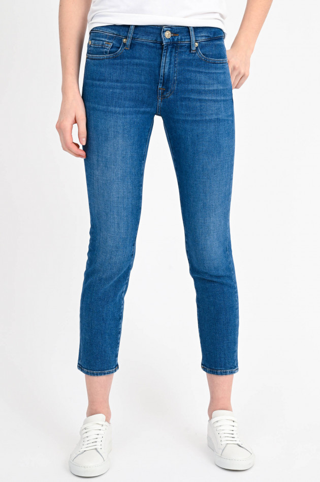 Seven for all Mankind Jeans ROXANNE ANKLE in Mittelblau