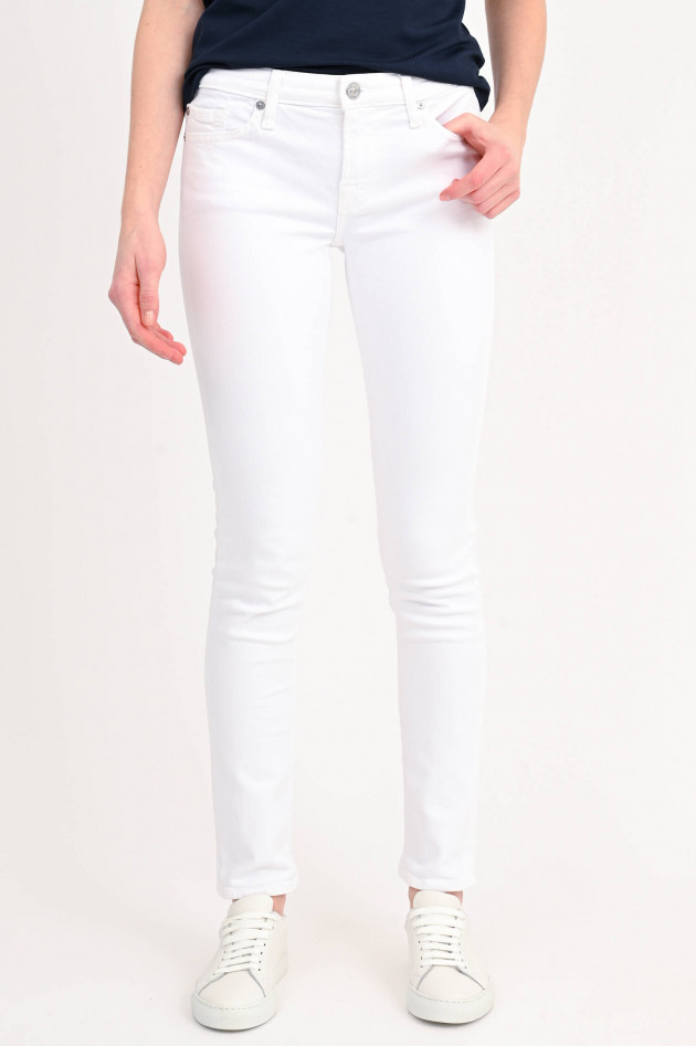 Seven for all Mankind Slim Fit Jeans PYPER OPTIC in Weiß