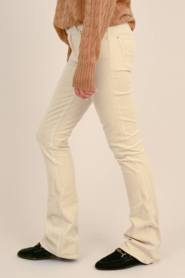 Seven for all Mankind Cord Hose CORDUROY TAPIOCA in Creme