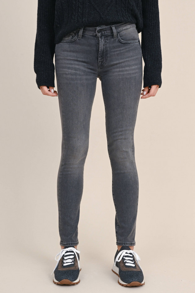 Seven for all Mankind Jeans ROXANNE ANKLE im Vintage-Look in Grau