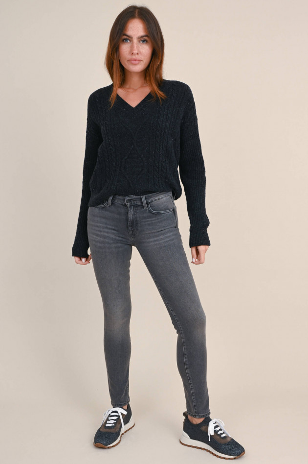 Seven for all Mankind Jeans ROXANNE ANKLE im Vintage-Look in Grau