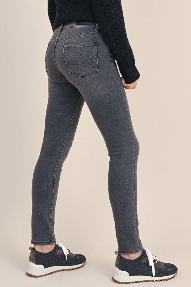 Seven for all Mankind Jeans ROXANNE ANKLE im Vintage-Look in Grau