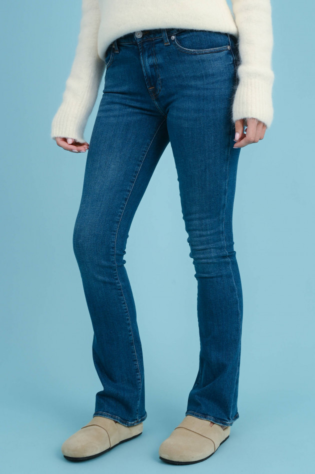 Seven for all Mankind Bootcut Jeans SLIM ILLUSION in Mittelblau