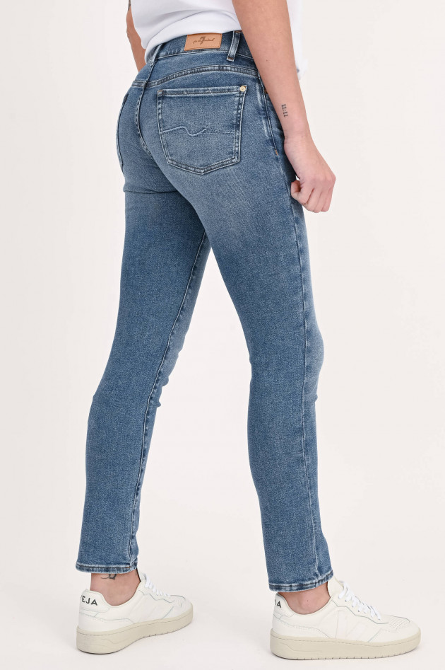 Seven for all Mankind Slim Fit Jeans ROXANNE LUXE VINTAGE in Mittelblau