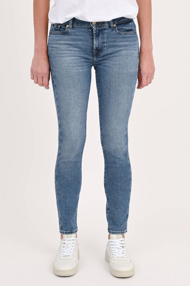 Seven for all Mankind Slim Fit Jeans ROXANNE LUXE VINTAGE in Mittelblau