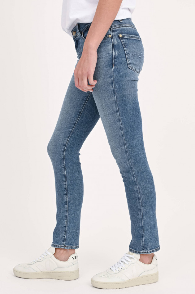 Seven for all Mankind Slim Fit Jeans ROXANNE LUXE VINTAGE in Mittelblau