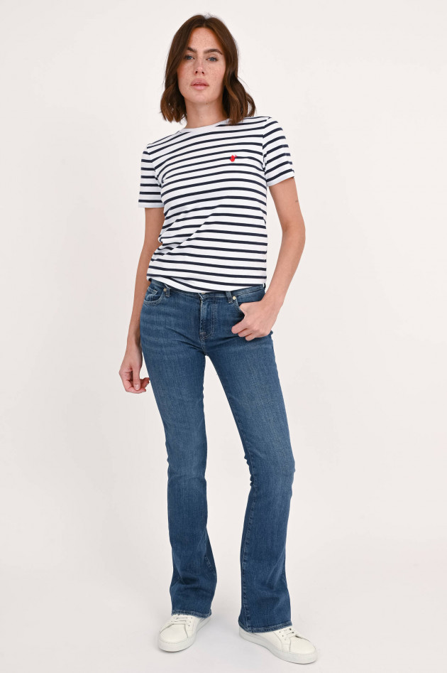 Seven for all Mankind Bootcut Jeans SLIM ILLUSION in Mittelblau