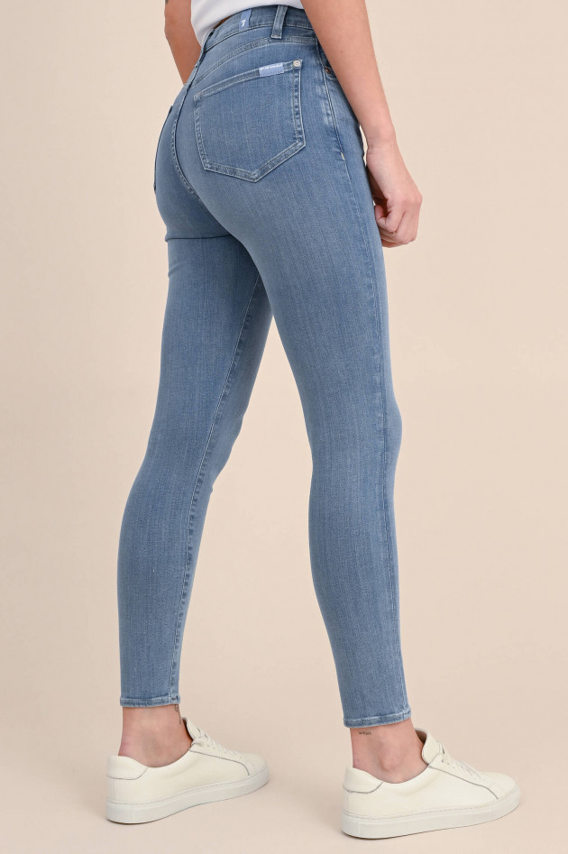 Seven for all Mankind Skinny Jeans SLIM ILLUSION LUXE SALUTE in Hellblau