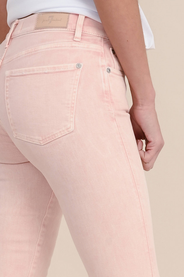 Seven for all Mankind Bootcut Jeans TAILORLESS SPANISH VILLA in Rosé