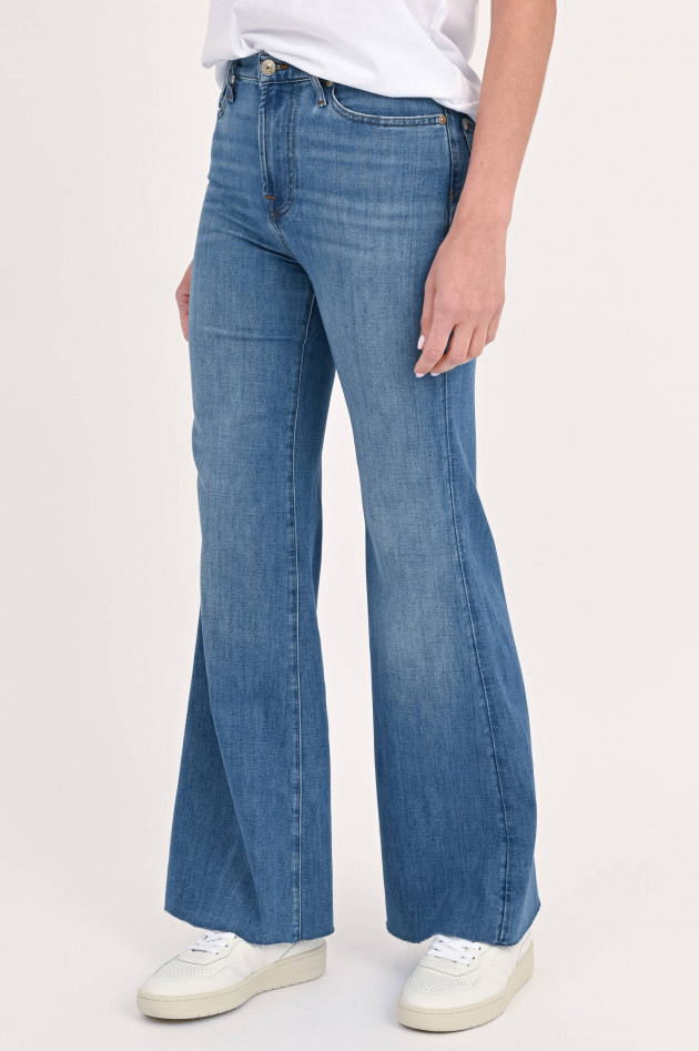 Seven for all Mankind Flared Jeans MODERN DOJO TAILORLESS in Blau