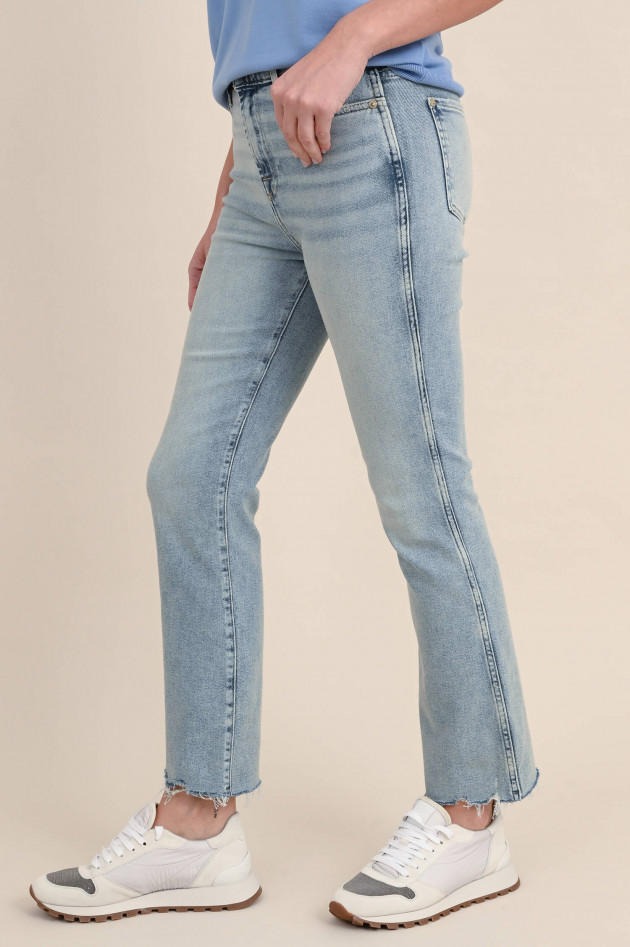 Seven for all Mankind Slim Fit Jeans in Hellblau