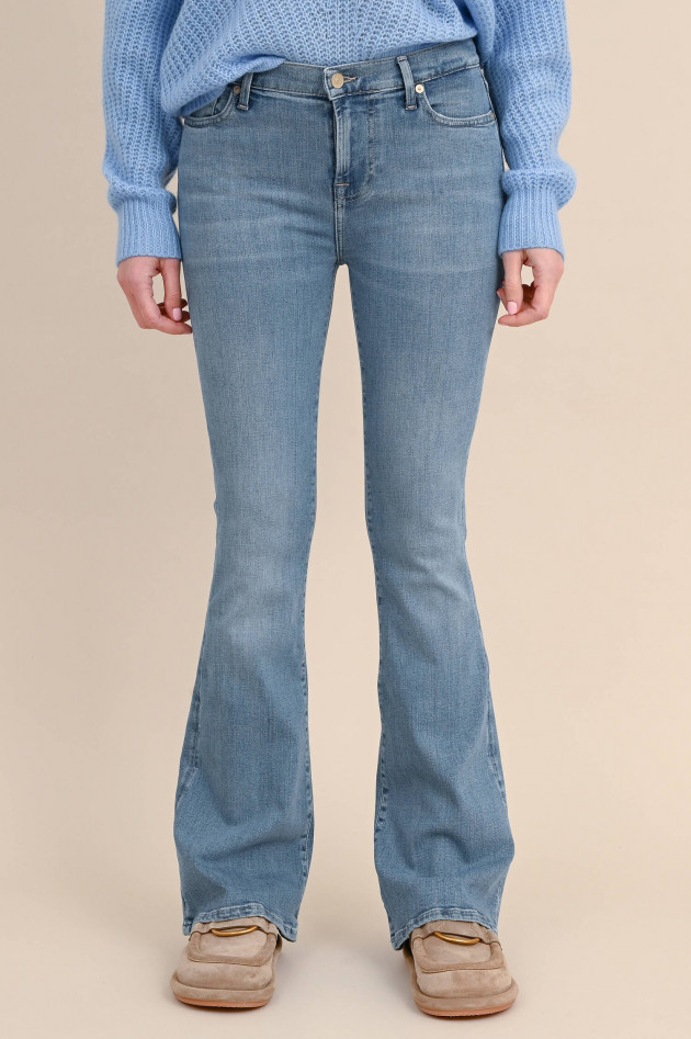 Seven for all Mankind Bootcut Jeans in Hellblau