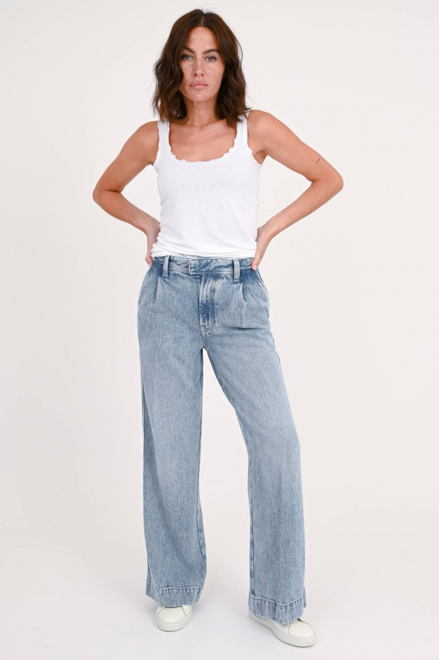 Seven for all Mankind Jeans ABBYS mit weitem Bein in Hellblau