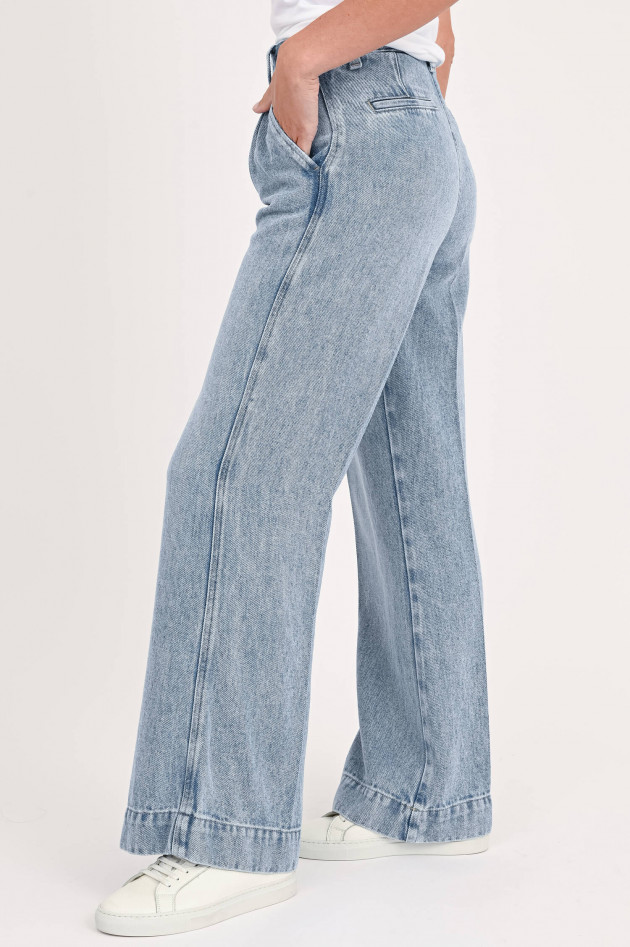 Seven for all Mankind Jeans ABBYS mit weitem Bein in Hellblau