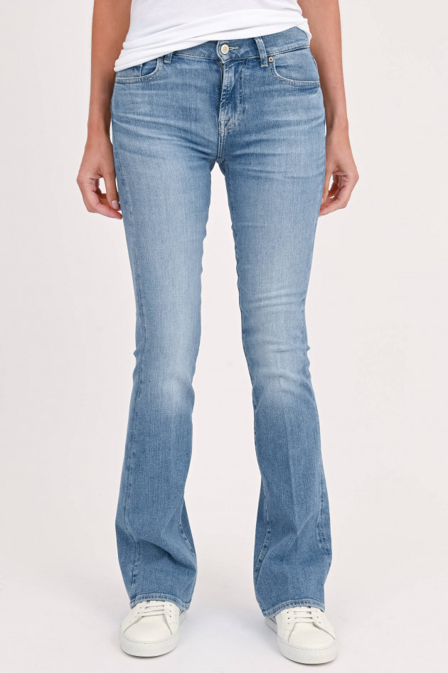 Seven for all Mankind Bootcut Jeans SLIM ILLUSION in Hellblau