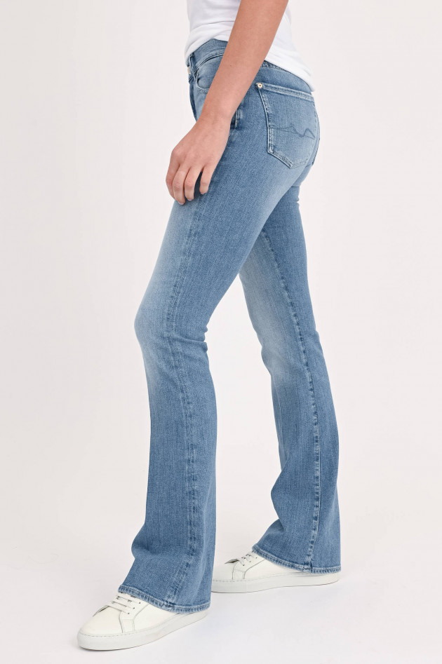 Seven for all Mankind Bootcut Jeans SLIM ILLUSION in Hellblau