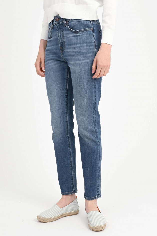 Seven for all Mankind Slim Fit Jeans SKINNY GROOVY in Dunkelblau