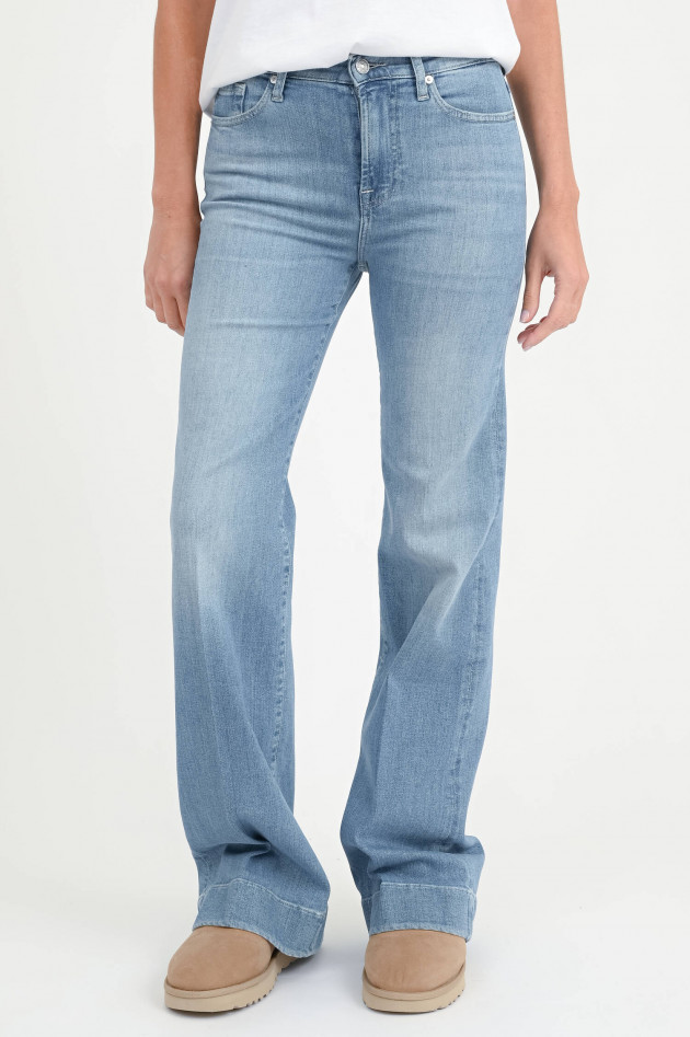 Seven for all Mankind Flared Jeans MODERN DOJO BLOOM in Hellblau