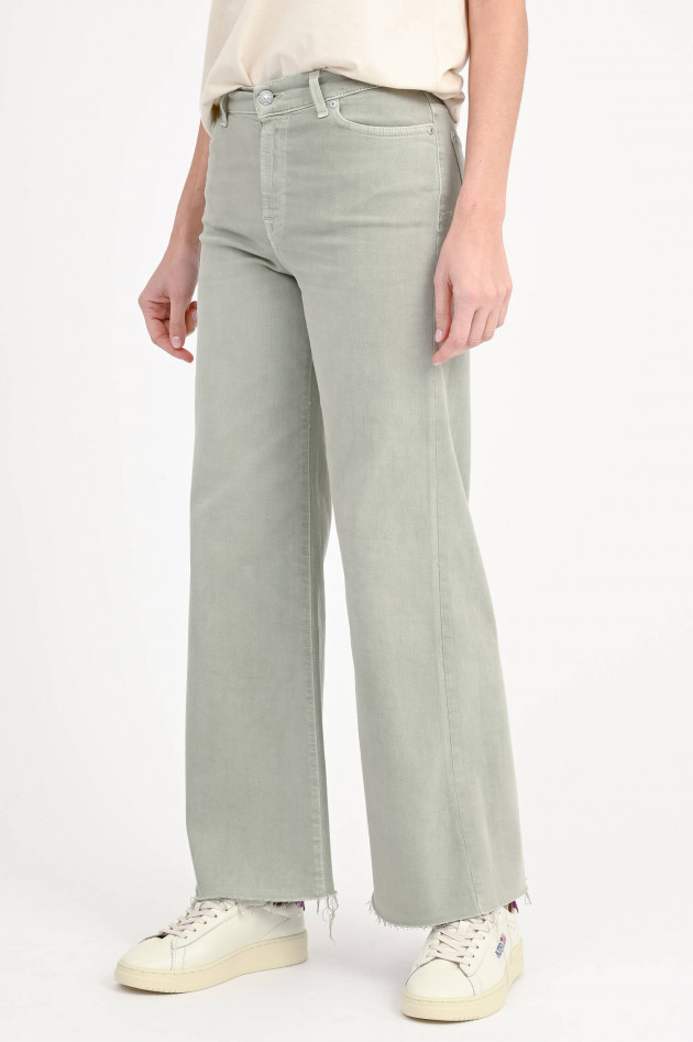 Seven for all Mankind Wide Leg Jeans LOTTA in hellem Khaki