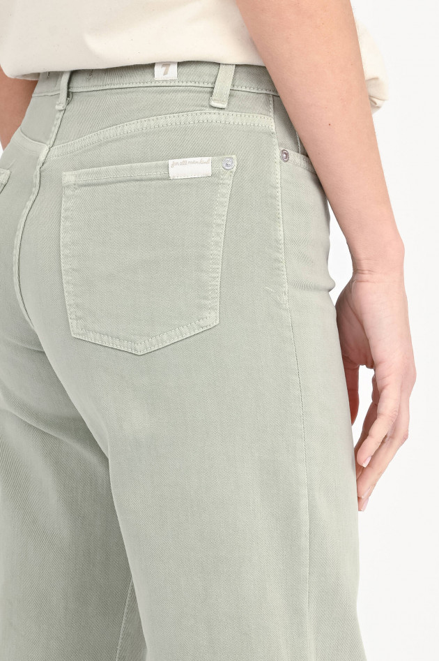 Seven for all Mankind Wide Leg Jeans LOTTA in hellem Khaki