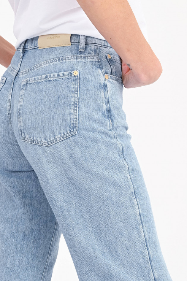 Seven for all Mankind Wide Leg Denim TESS KANSAS in Hellblau