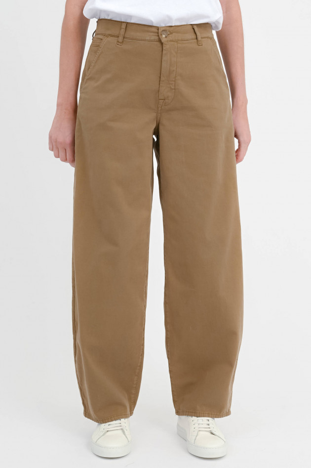 Seven for all Mankind Wide-Leg Hose BONNIE in Dark Camel