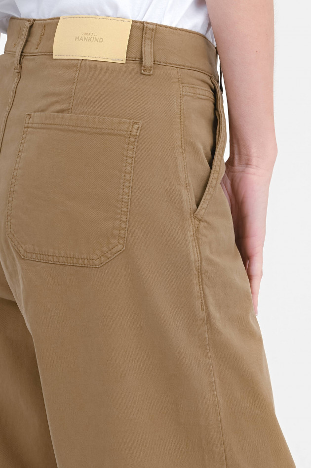 Seven for all Mankind Wide-Leg Hose BONNIE in Dark Camel