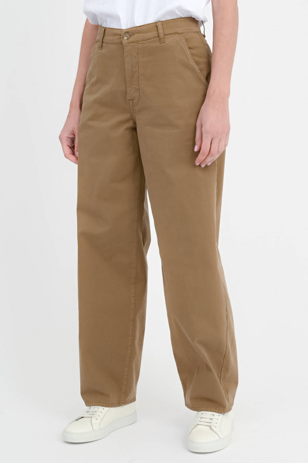 Seven for all Mankind Wide-Leg Hose BONNIE in Dark Camel