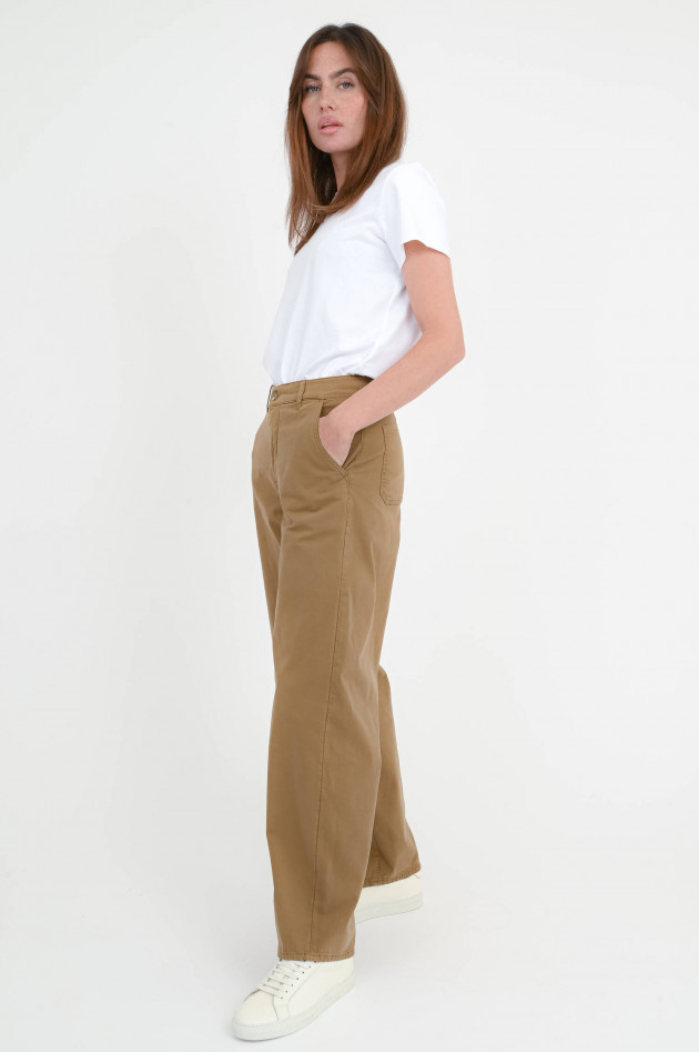 Seven for all Mankind Wide-Leg Hose BONNIE in Dark Camel