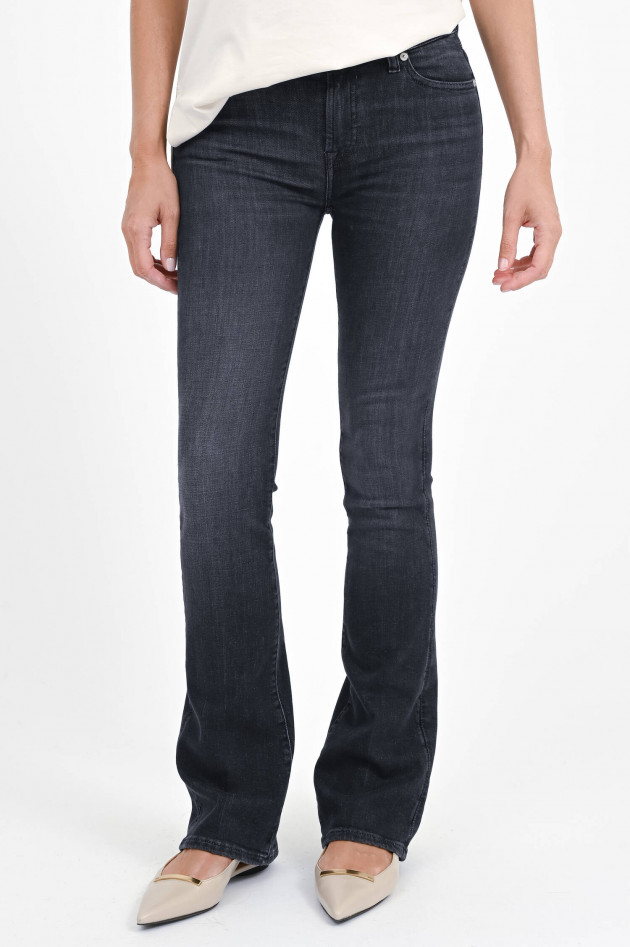 Seven for all Mankind Bootcut Jeans BLACKY mit schwarzer Waschung