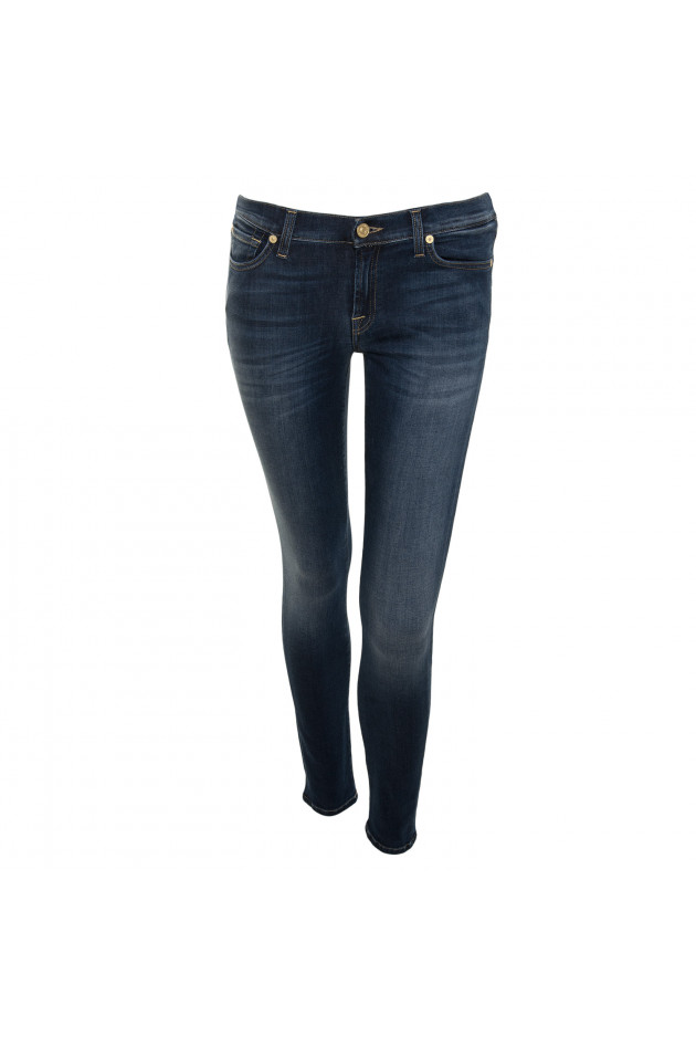 Seven for all Mankind Jeans THE SKINNY B(AIR) DUCHESS in Mittelblau